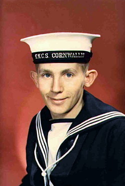 Portrait of Brian Lapierre at HMCS Cornwallis