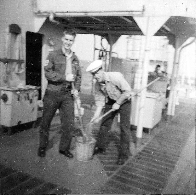 on HMCS Kootenay