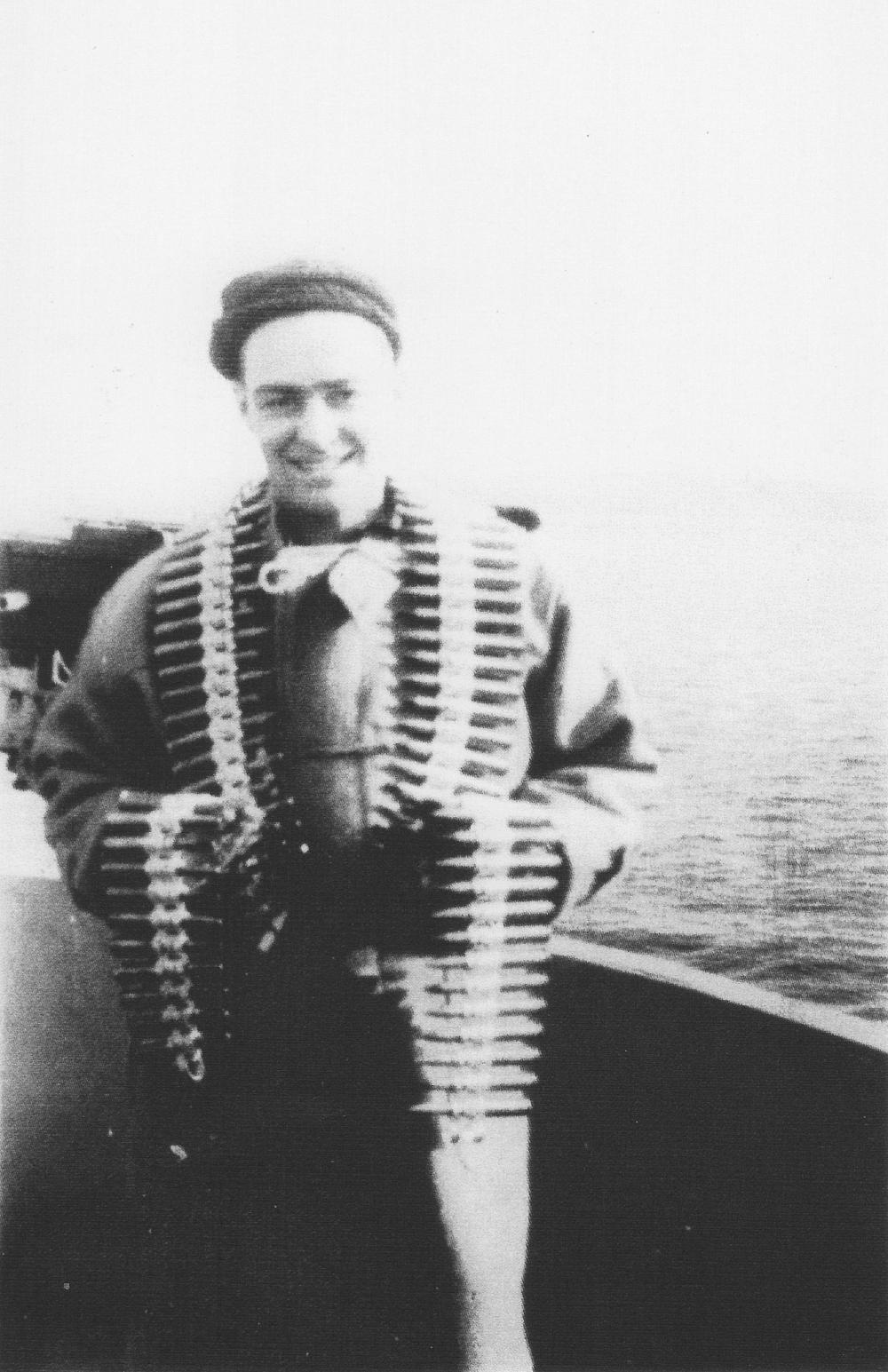 HMCS Brandon 50 cal. machine gun.