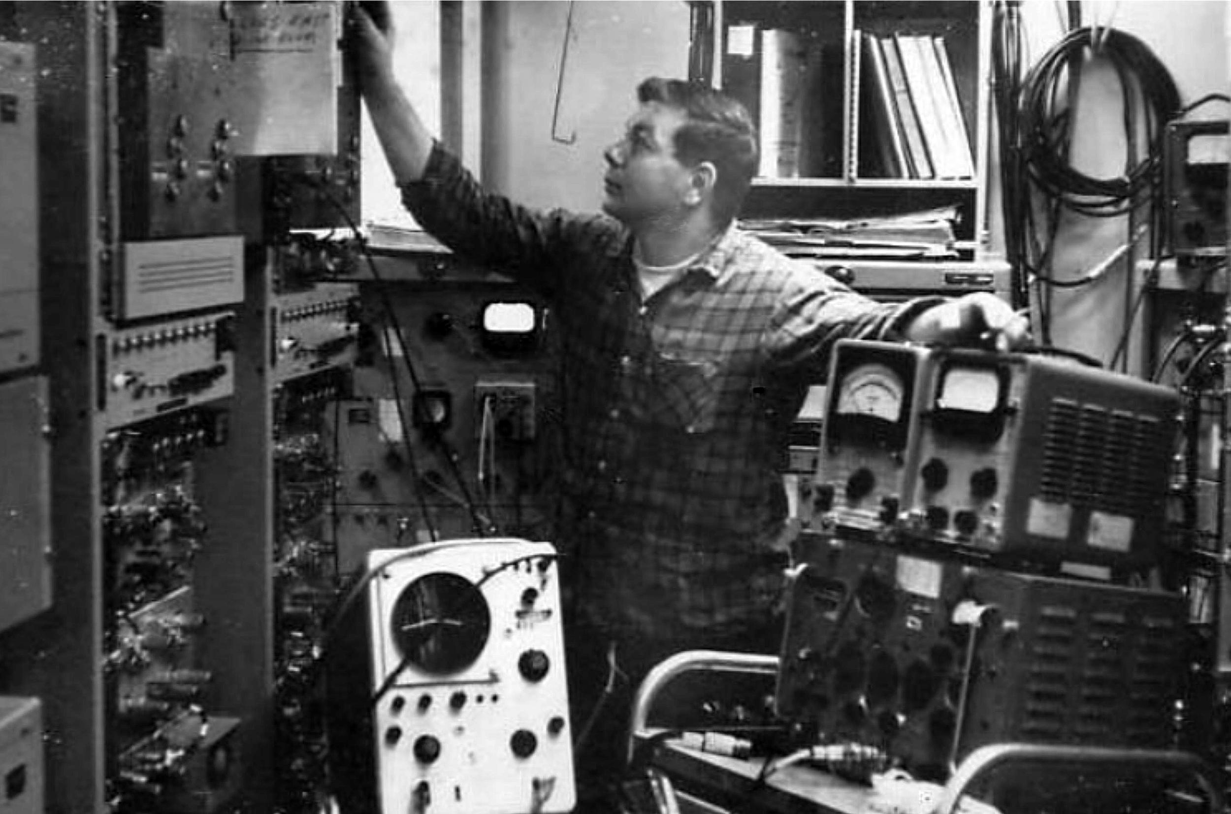 Charles MacDonald on DEW line in 1966.