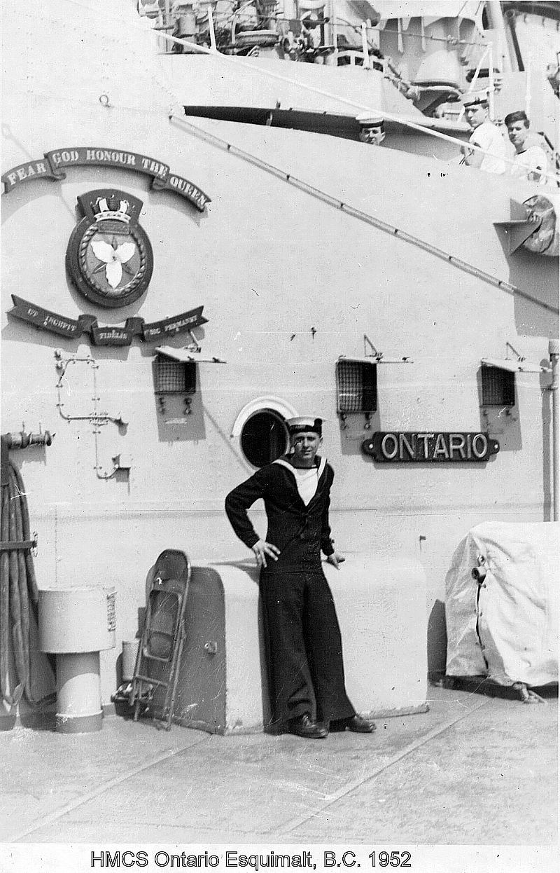 Royal Canadian Navy : HMCS Ontario, 1952