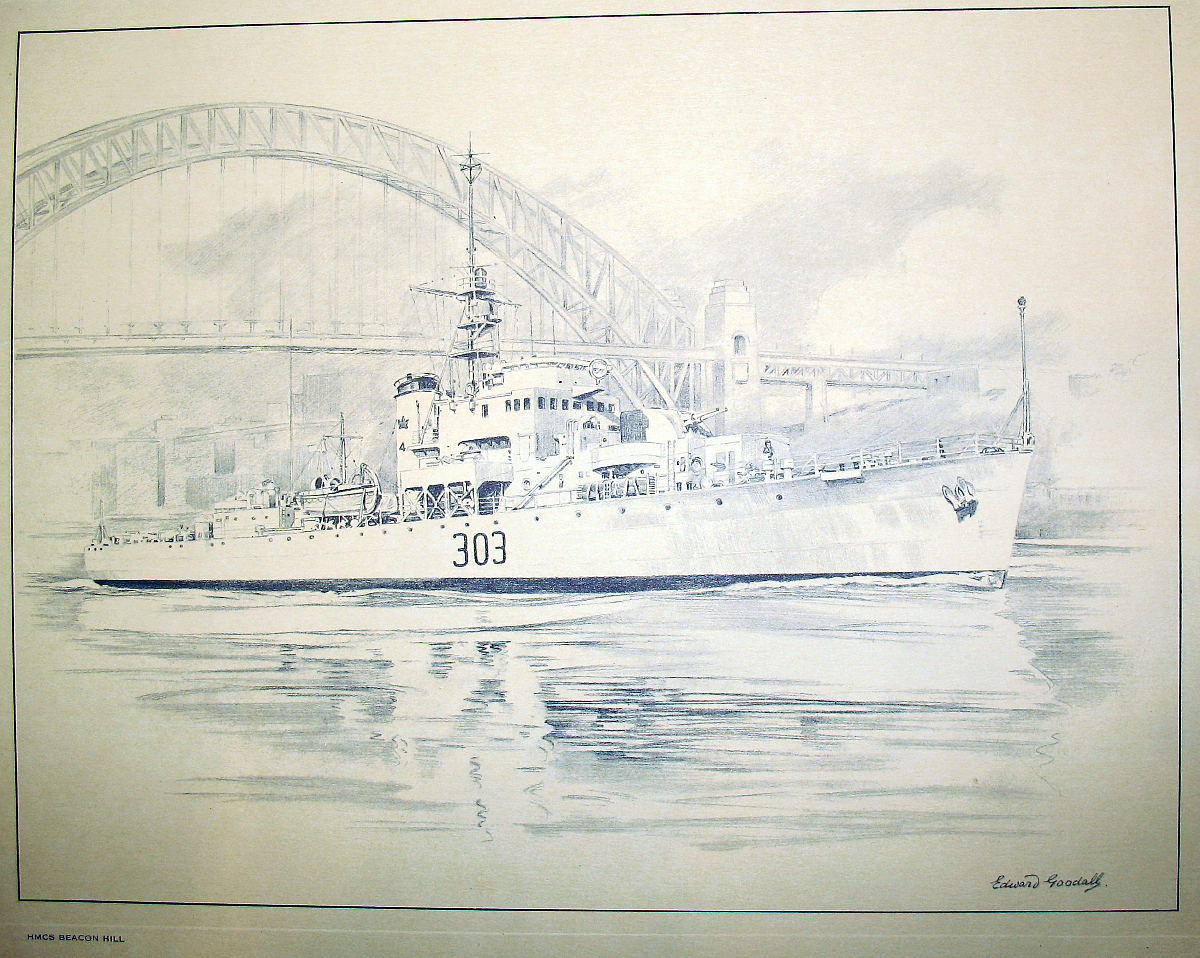 Royal Canadian Navy : HMCS Beacon Hill.
