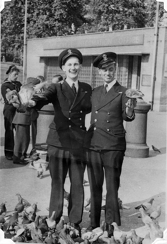 Royal Canadian Navy : Ernie Schoen, Bob Dornan & Jack Miller.