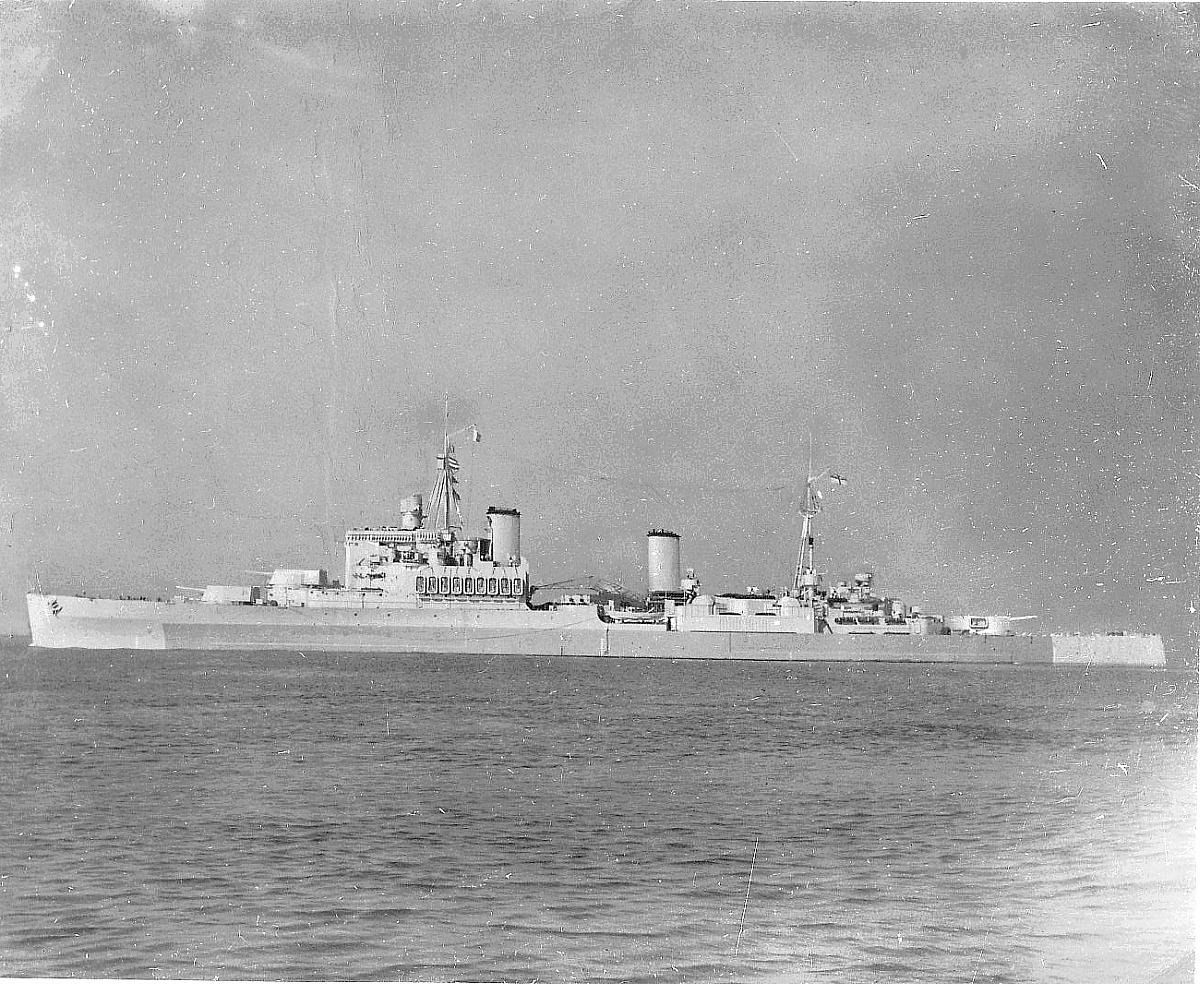 HMCS Uganda.