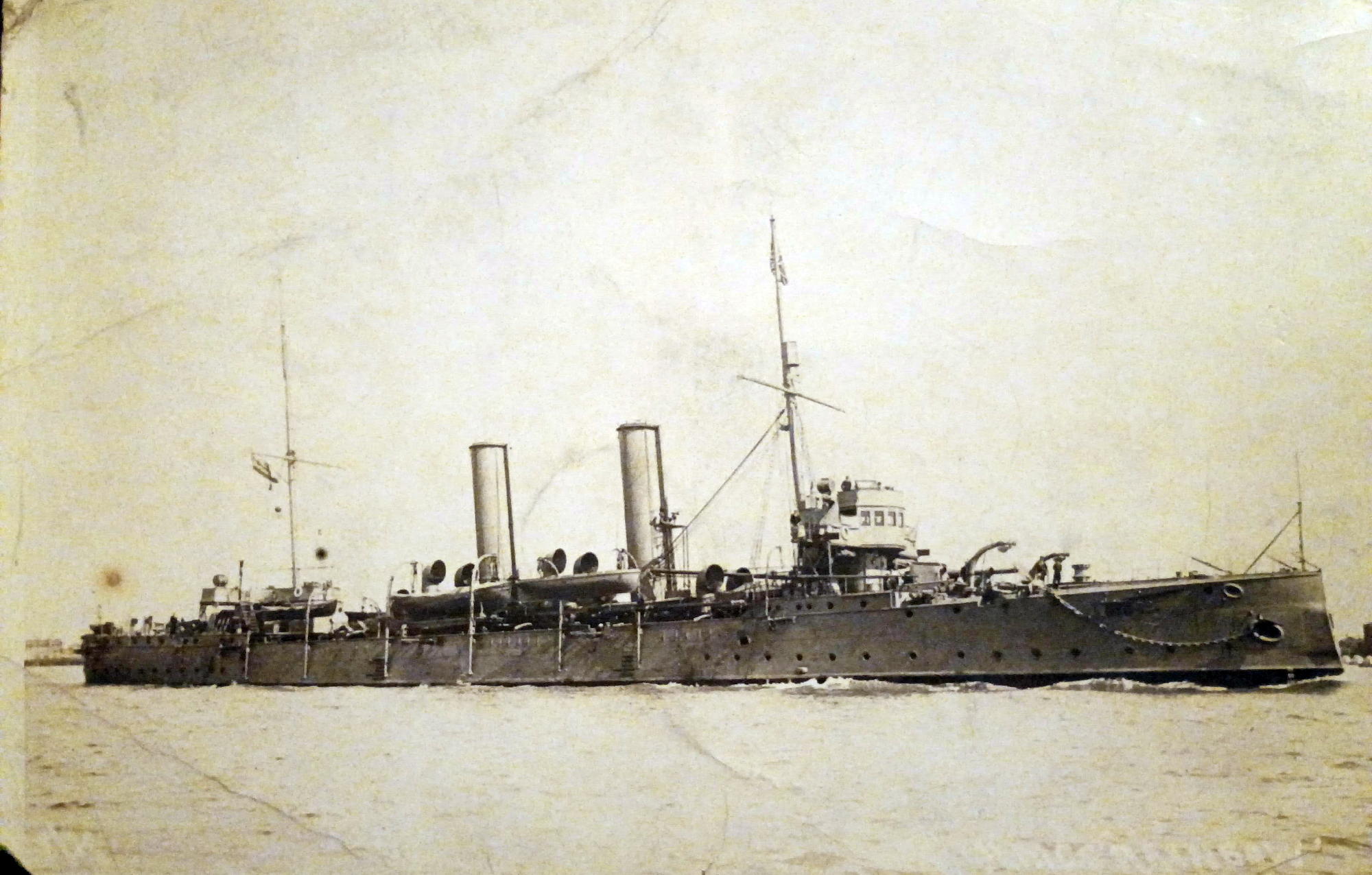Canadian Navy, HMCS Rainbow postcard.