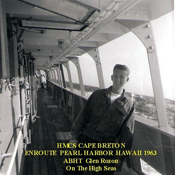 Royal Canadian Navy : HMCS Cape Breton, AB Glen Rozon.