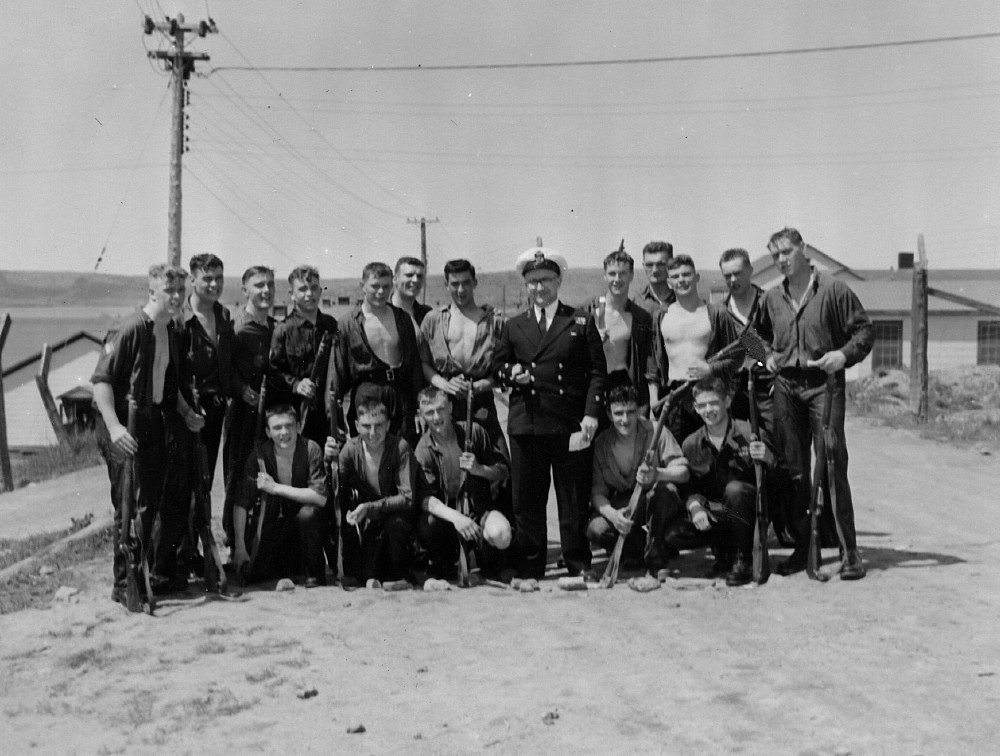 HMCS Cornwallis, Assault Course, June 1955
