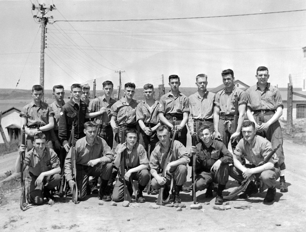 HMCS Cornwallis, Assault Course, June 1955