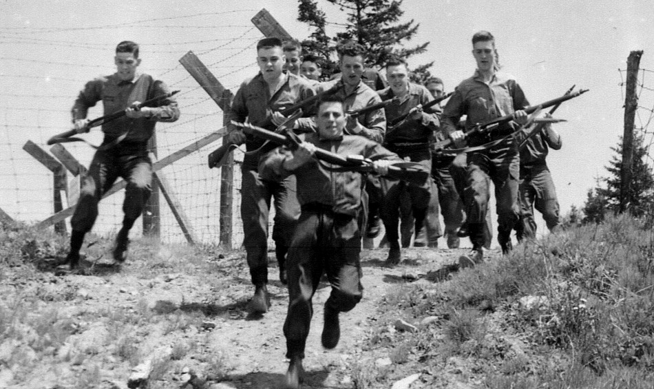 HMCS Cornwallis, Assault Course, June 1955