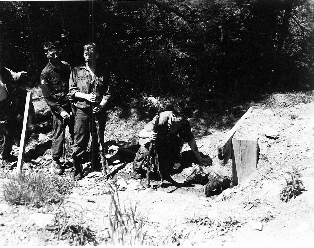 HMCS Cornwallis, Assault Course, June 1955
