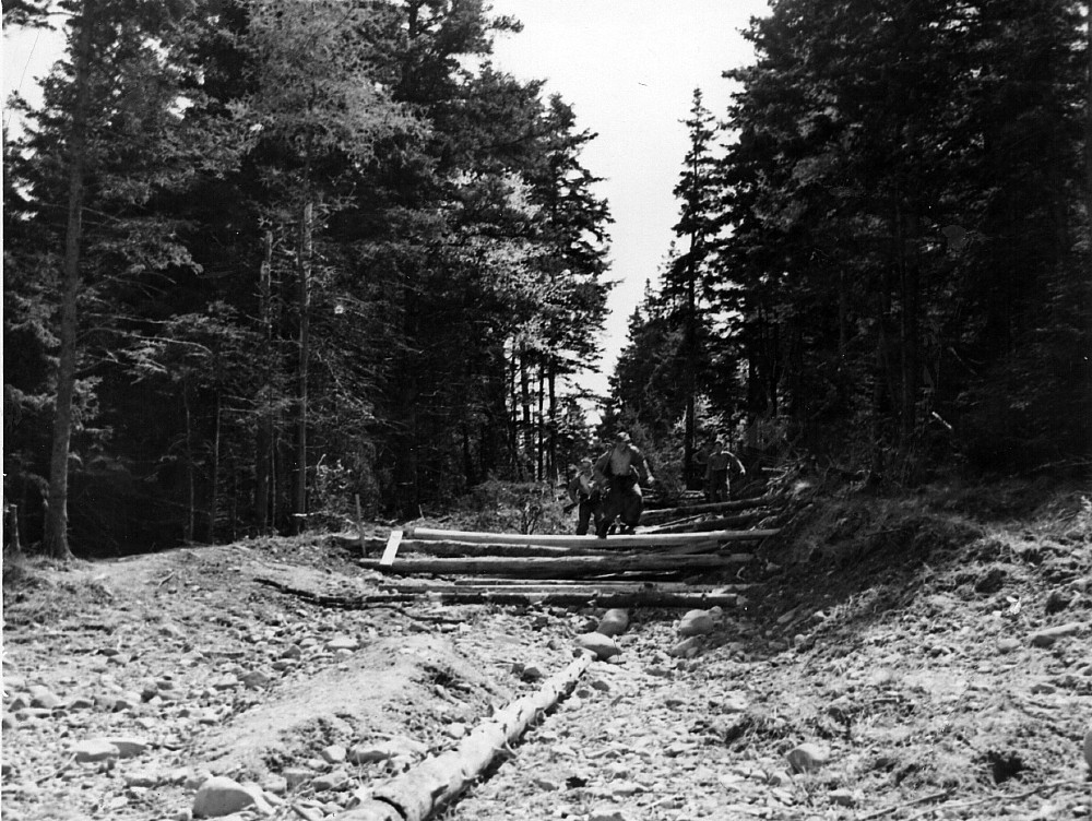 HMCS Cornwallis, Assault Course, June 1955