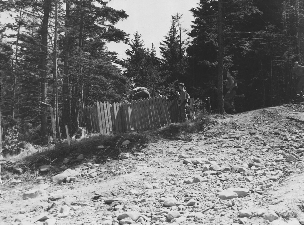 HMCS Cornwallis, Assault Course, June 1955