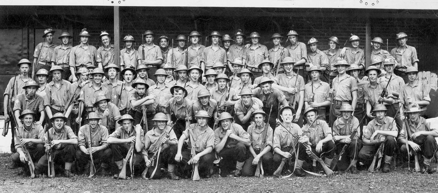HMCS Cornwallis assault course, 1961.