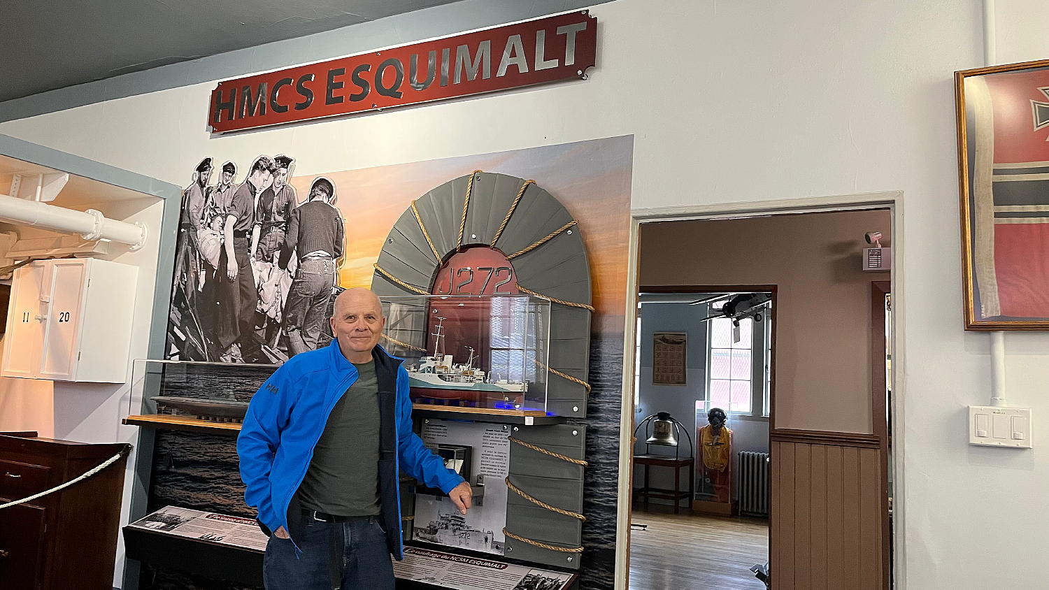 HMCS Esquimalt Military Museum with Steve Stevenson.