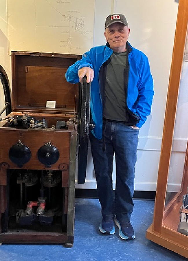 HMCS Esquimalt Military Museum with Steve Stevenson.