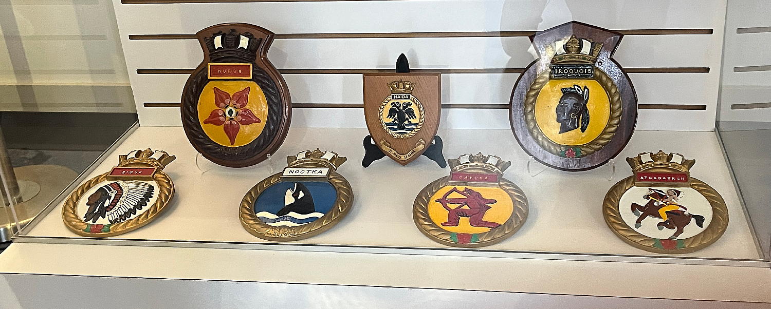 Tribal Class destroyer crests.