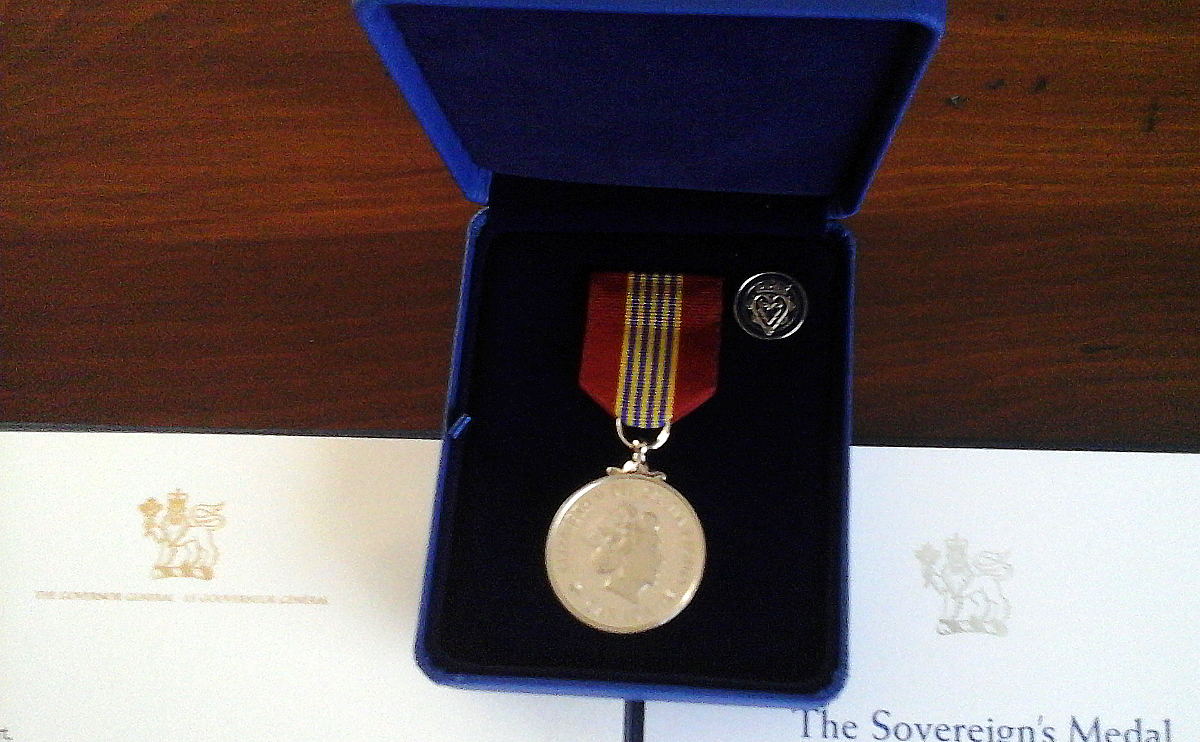 Royal Canadian Navy : Sovereigns Medal for Volunteers.