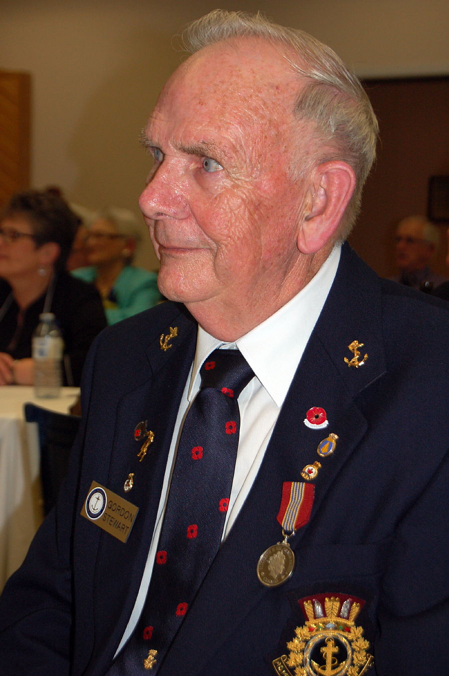 Royal Canadian Navy : Gordon Stewart.