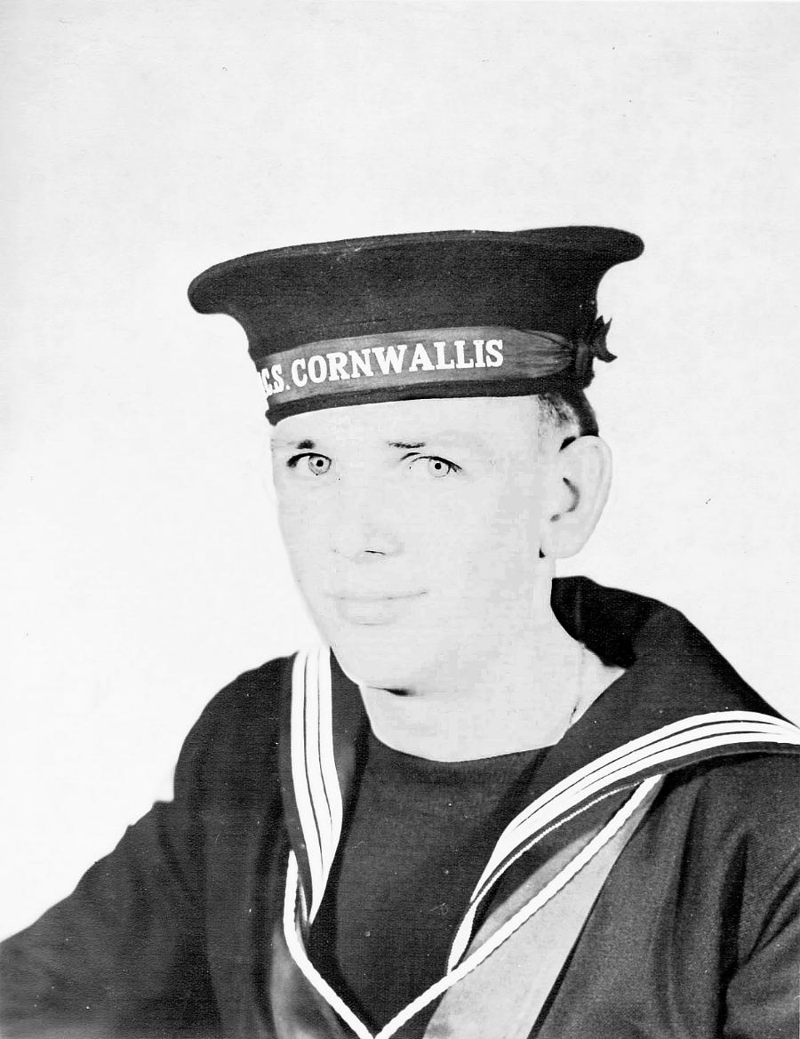 Royal Canadian Navy : HMCS Cornwallis, Gordon Stwart, 1955