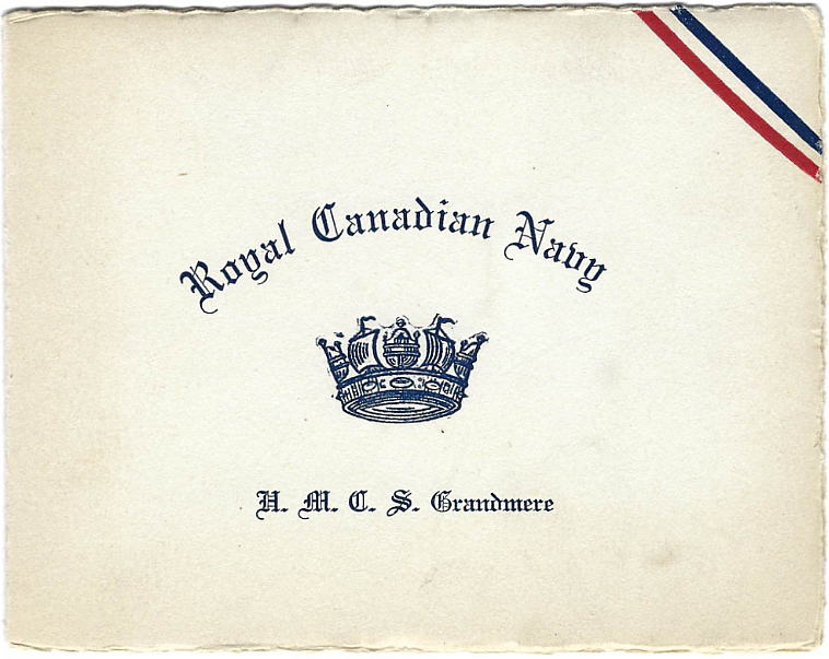 HMCS Grandmere Christmas Card
